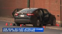Cicero car chase ends in shooting, crash in Chicago, with Justin Washington dead, 6 injured at Roosevelt, Cicero in Lawndale