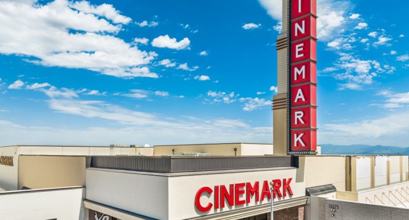 A Cinemark Theater is shown in this undated photo provided by the company via Associated Press.