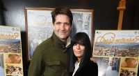 Claudia Winkleman enjoys a night out with husband Kris Thykier