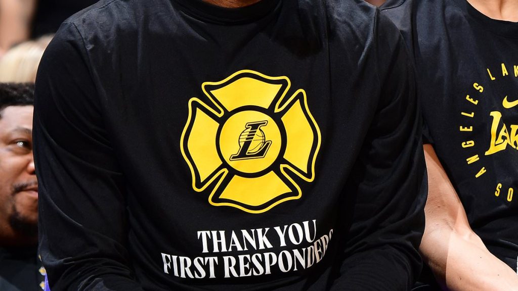 Clippers announcer delivers emotional pre-game speech as they and Lakers return to action amid LA fires