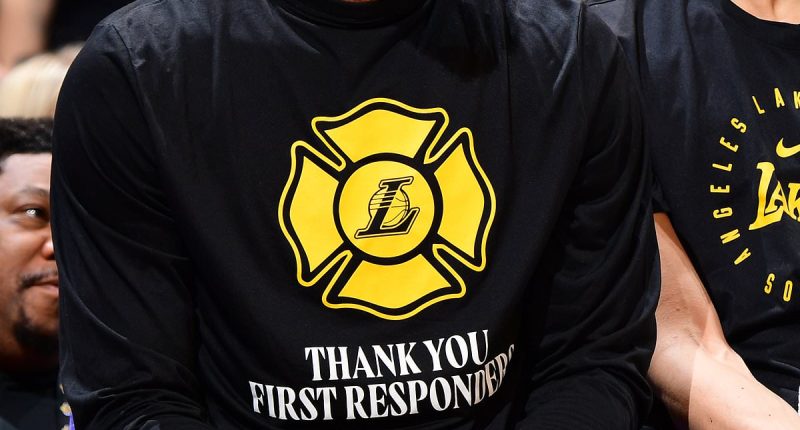 Clippers announcer delivers emotional pre-game speech as they and Lakers return to action amid LA fires