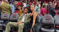 DRAYA MICHELE AND SON KNIKO TREND AFTER HOUSTON ROCKETS GAME WITH JALEN GREEN