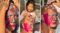 DWAYNE 'THE ROCK' JOHNSON GETS HILARIOUS MAKEOVER FROM HIS DAUGHTERS