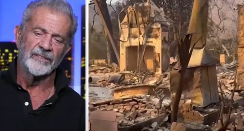 'Devastated' Aussie Hollywood star Mel Gibson reveals the personal items he lost when his $23million Malibu mansion burned down in LA fires