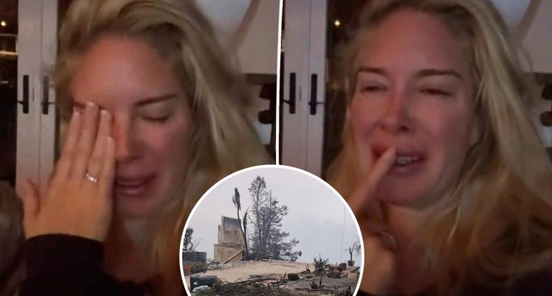 Devastated Heidi Montag sobs after family home burns down in LA wildfires: ‘I’m so sad our house is gone’