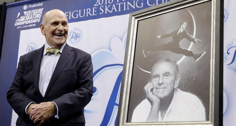 Dick Button, Olympic great and voice of figure skating, dies at 95