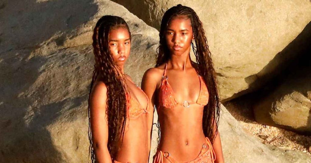 Diddy’s Twin Daughters Vacation in Luxurious St. Barts: Photos