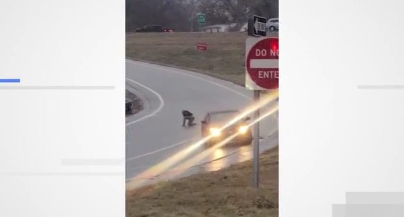 Driver in Kansas City viral video explains why she jumped out of car