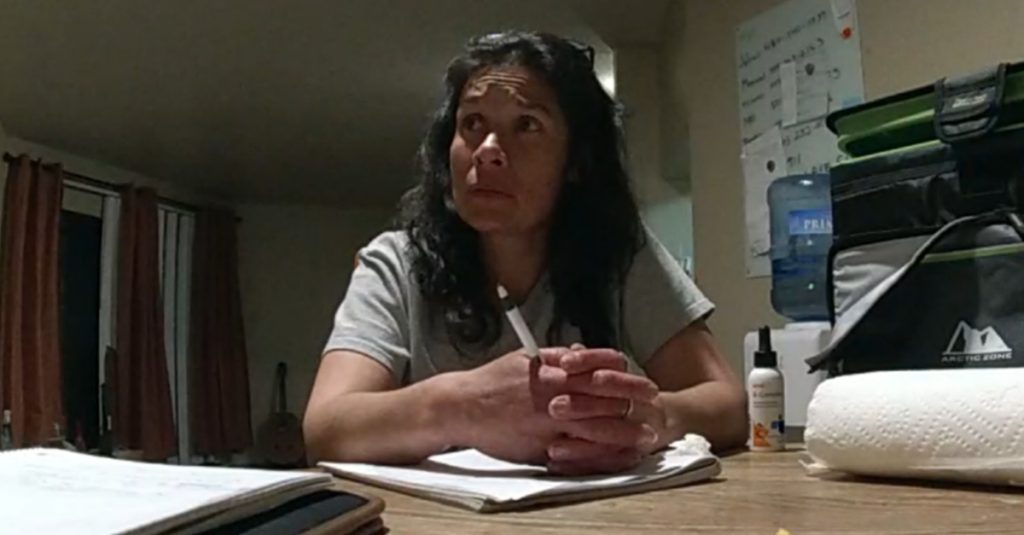 Elizabeth Ortiz-Chavez speaks to cops in interrogation video
