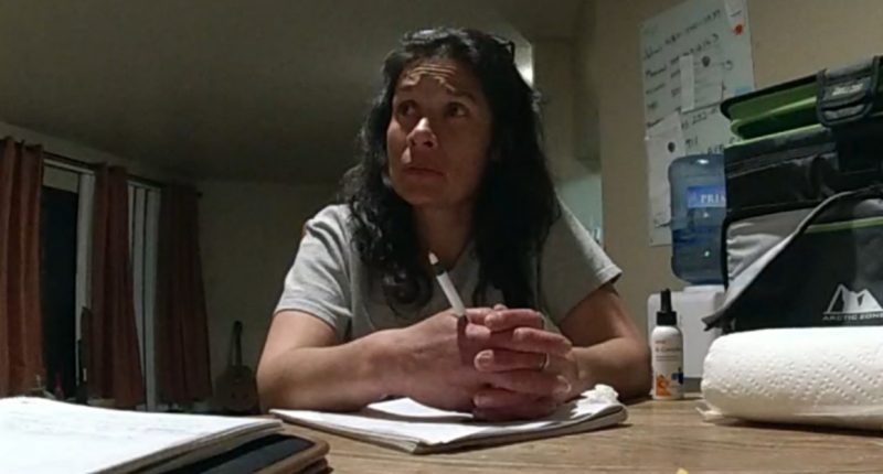Elizabeth Ortiz-Chavez speaks to cops in interrogation video