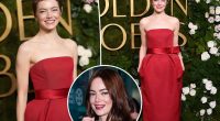 Emma Stone debuts pixie cut at Golden Globes 2025 after wig speculation for new movie role