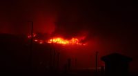 Fire Erupts in Eaton Canyon Near Altadena amid Los Angeles Wildfires