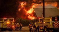 Fire hydrants run dry as Southern California firefighters battle wildfires