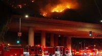 Fire north of Los Angeles threatens 50,000 people