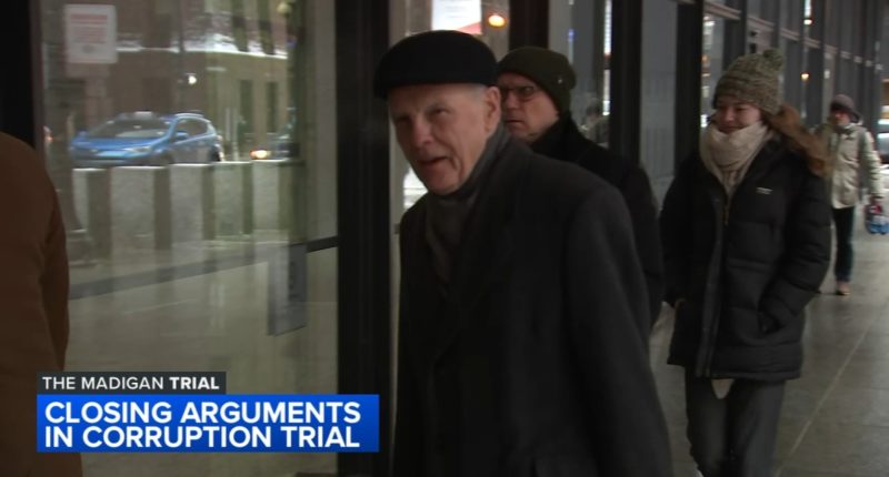 Former Illinois House Speaker Michael Madigan defense begins closing arguments in federal corruption trial