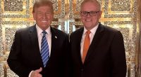 Former PM Scott Morrison celebrates New Year's Eve with Donald Trump