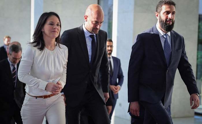 Germany says sanctions against Syrian war crimes suspects must stay but people need relief