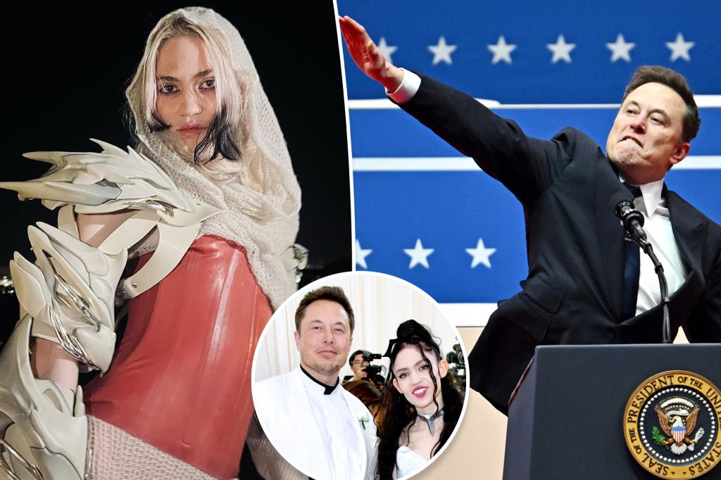 Grimes denounces Nazism after ex Elon Musk hits back at hate over inauguration gesture: ‘I am not him’