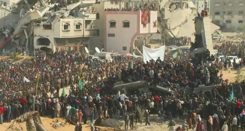 Hamas frees the first of 8 more hostages as Gaza truce holds; Israel set to release 110 prisoners