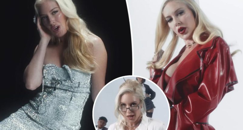 Heidi Montag rocks red latex and a bedazzled Birkin dress in new ‘I’ll Do It’ music video