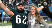 How 'Superstitious' Kylie Kelce Watches Eagles Playoff Games