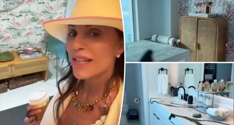 Inside Bethenny Frankel’s Miami apartment: Chic makeup storage, stick-on wallpaper and more