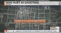 Investigation in Arcola after a man was shot, hospitalized