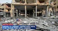 Israel-Hamas ceasefire to take effect at 8:30 a.m. on Sunday
