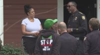 Jacksonville Sheriff's Office holds a crime prevention walk in Springfield.
