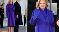 Jill Biden wears bipartisan purple outfit at Donald Trump’s inauguration