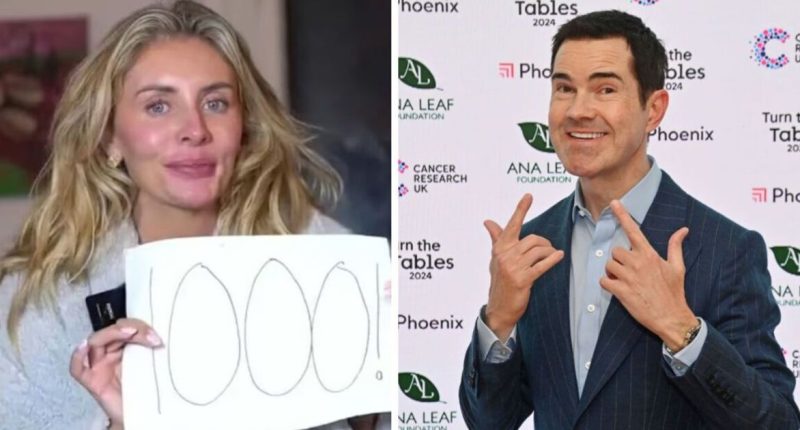 Jimmy Carr starts Bonnie Blue feud after she beds ‘1057 men in a day’