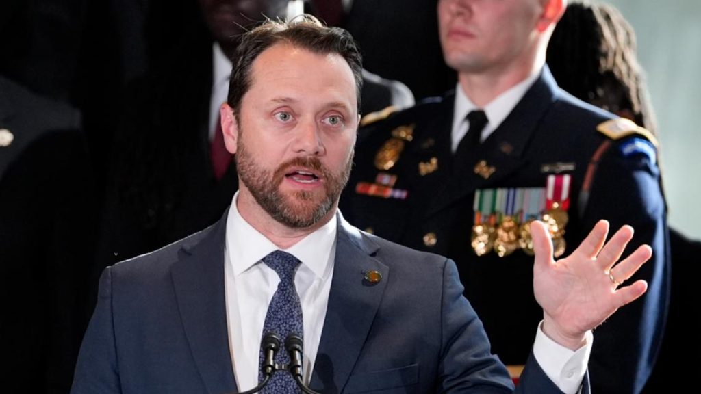 Jimmy Carter's grandson, Jason Carter gives remarks at The Carter Center service