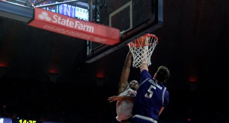 Johnson Jr. sets the tone as Illini secure season split with Northwestern