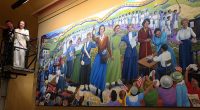 Kansas unveils a mural honoring 'rebel women' who campaigned for voting rights
