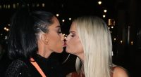 Katie Price and Kerry Katona share kiss at Geordie Shore launch party