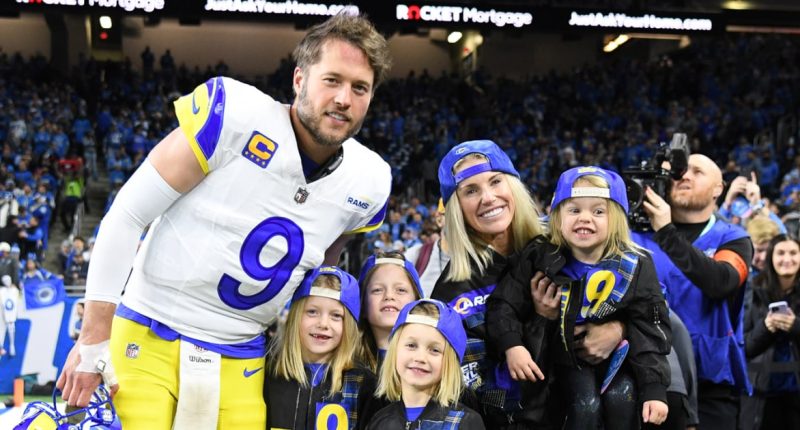 Kelly Stafford shares that her kids were hospitalized ahead of Matt Stafford's playoff game