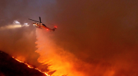 Kenneth Fire in Woodland Hills Possible Arson, Suspect Detained