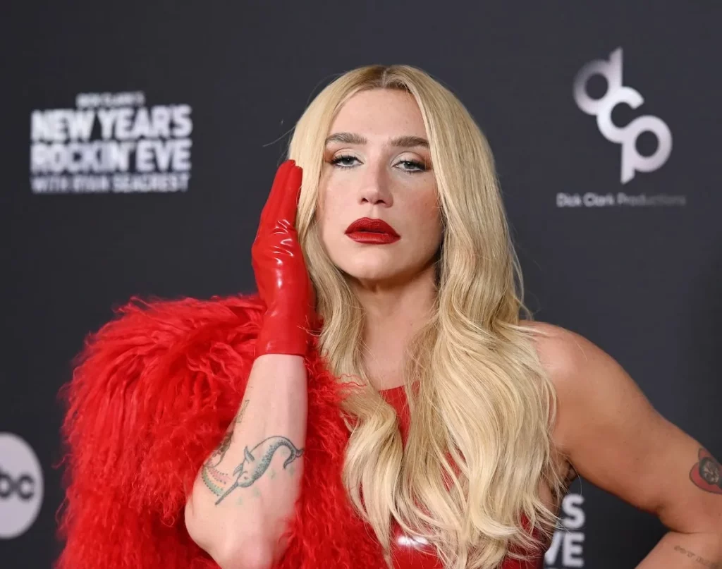 Kesha Slays in Red Latex as She Celebrates 15 Years Since Her Breakout Hit 'TikTok'