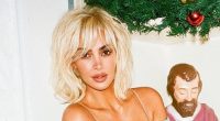 Kim Kardashian shares her most shocking photos to date with busty nativity scene