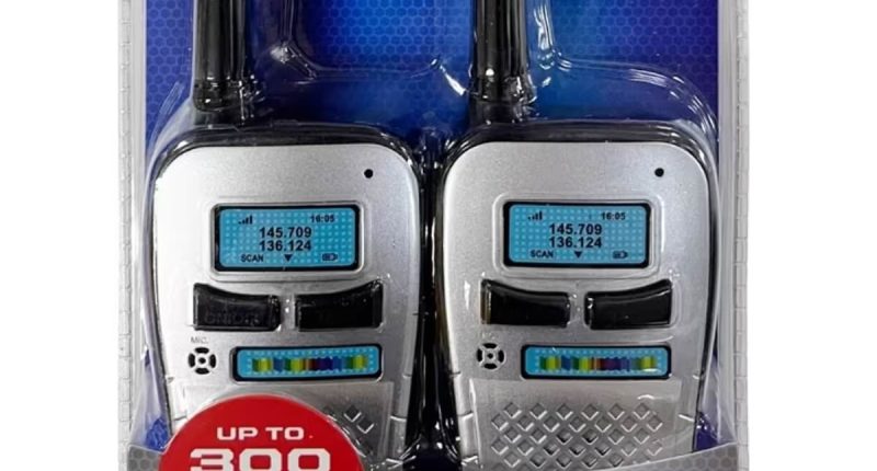 Kmart walkie-talkies: Mum shocked after hearing a man moaning and talking about 'sausages' through the popular children's toy