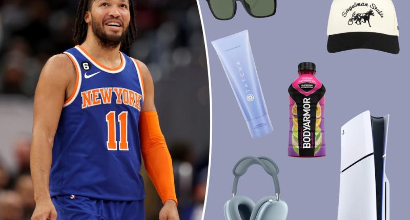 Knicks star Jalen Brunson on the sunglasses, skincare and sports drinks he swears by