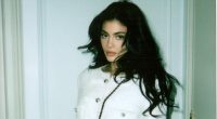 Kylie Jenner models Chanel jacket and mini skirt at Paris Fashion Week