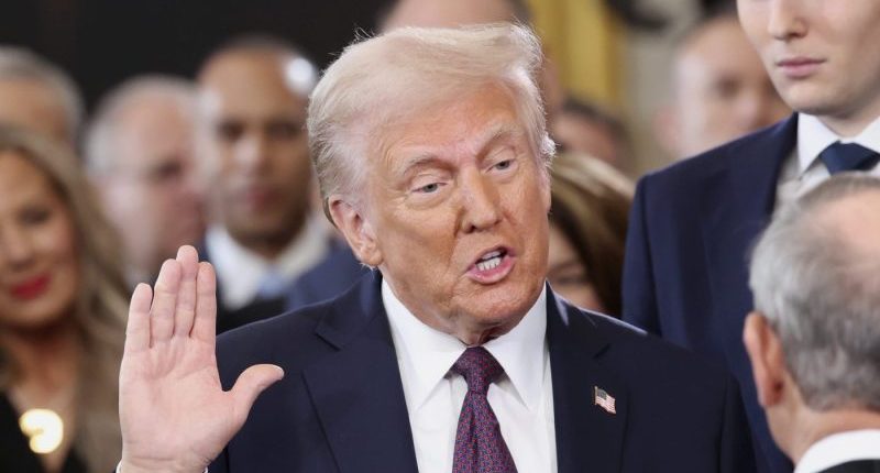 LIVE: Trump's first day back in White House includes firings, infrastructure announcement