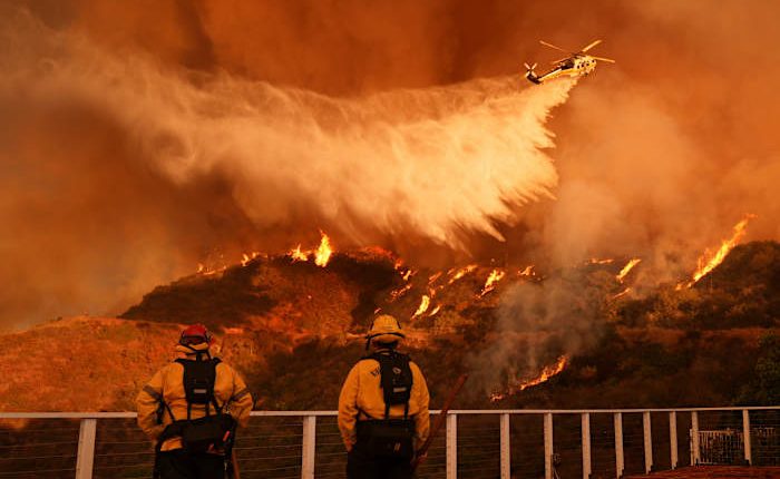 Los Angeles wildfires death toll rises as crews fight heavy winds to save homes and landmarks
