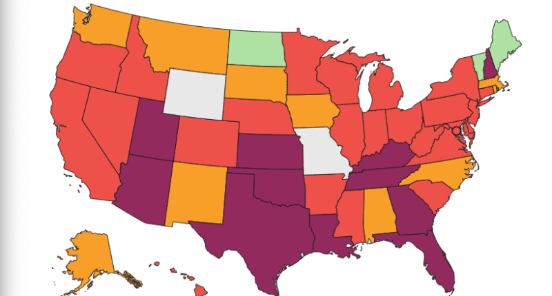 MAP: Emergency room visits for respiratory illnesses are soaring in these states