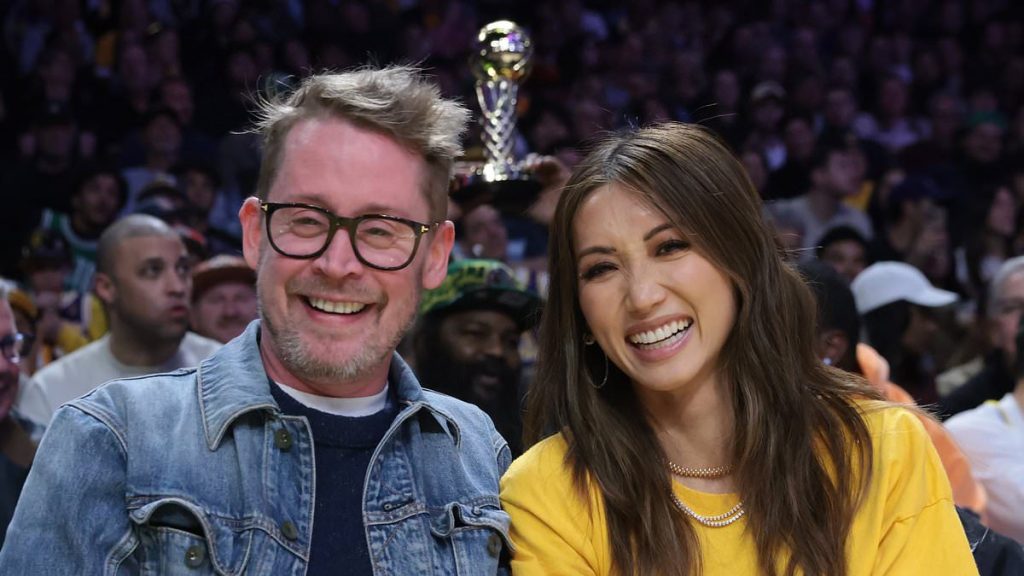 Macaulay Culkin and Brenda Song enjoy date night at Lakers game in LA