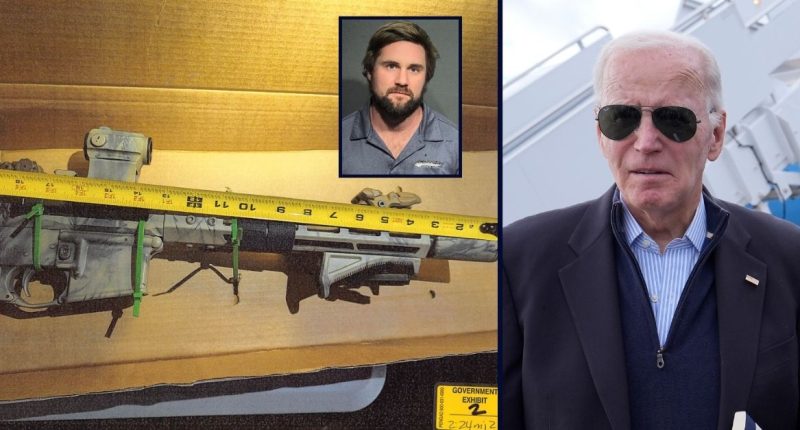 Man used pic of President Joe Biden as target practice: Feds