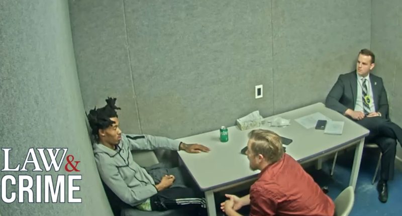 Marcel Johnson is interrogated in Prince Holland murder