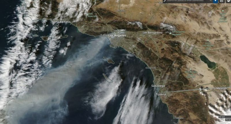 Massive smoke plume billows from LA fires -- is it headed toward San Diego?