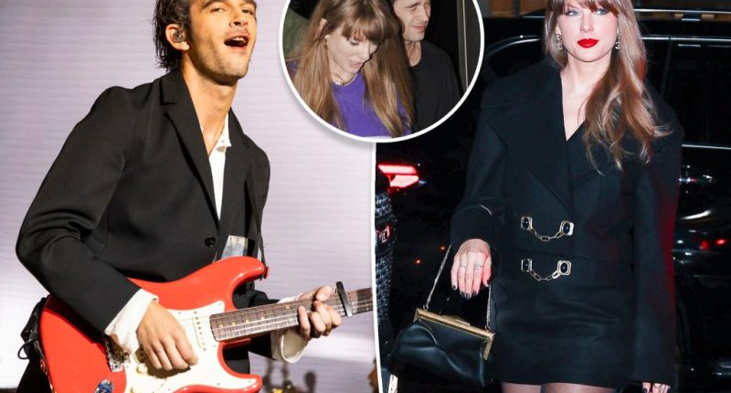 Matty Healy reacts to rumor he’s releasing a song about ex Taylor Swift on new 1975 album